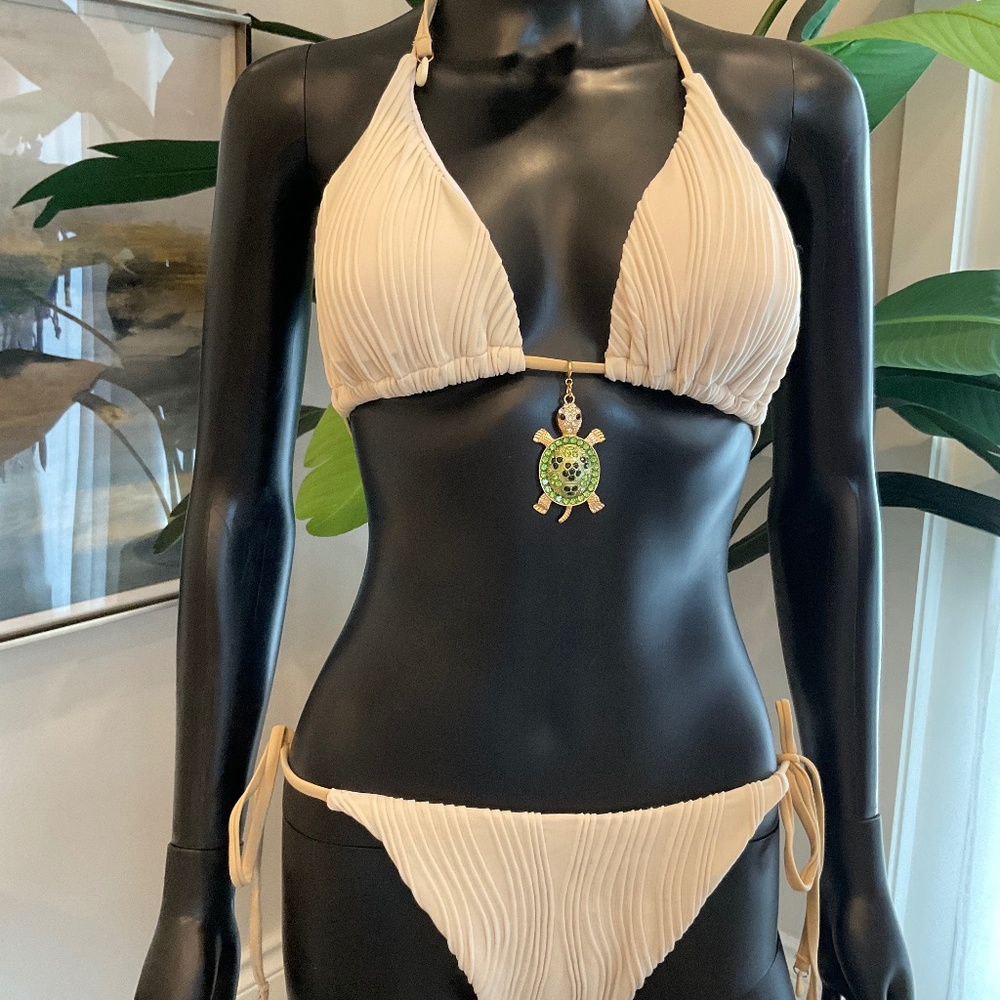 Beige Bikini with Charming Bikinis Charms!